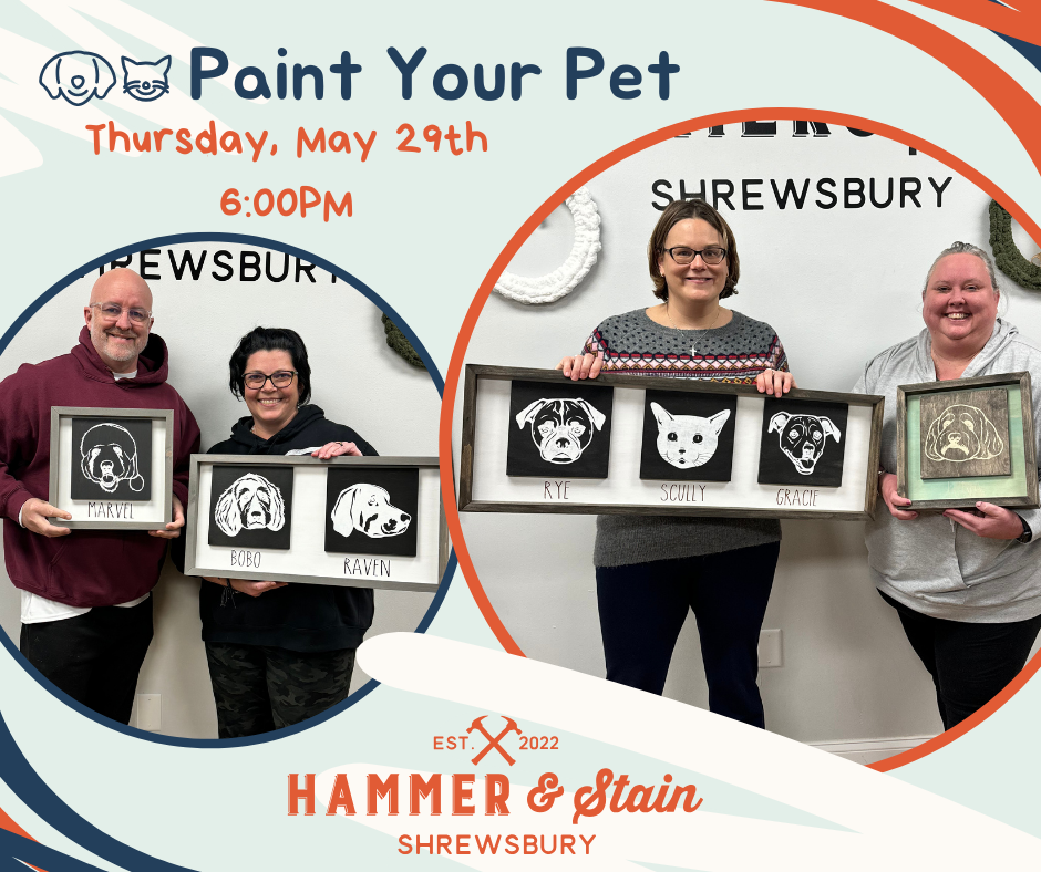 05/29/25 - Paint Your Pet Workshop - 6PM