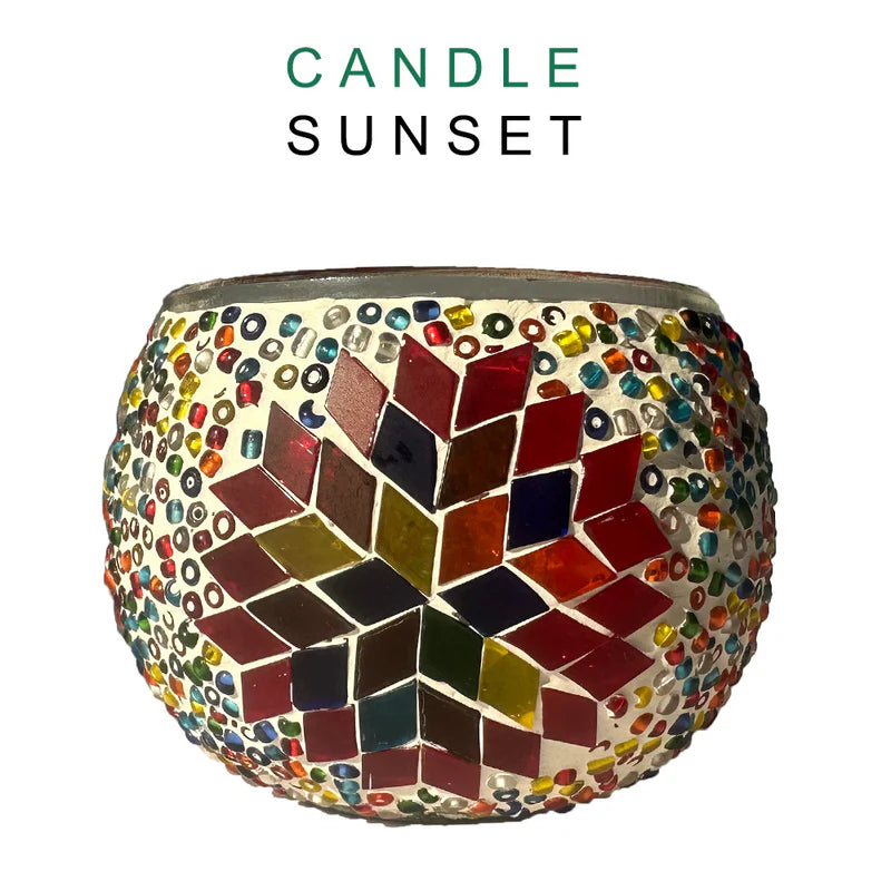 Mosaic Candle Holders