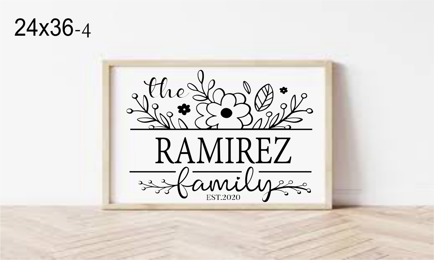 Large Framed Signs