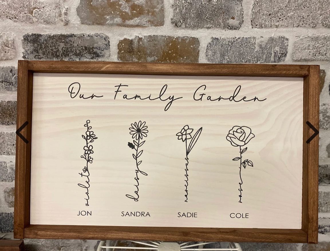 Birth Flower Sign