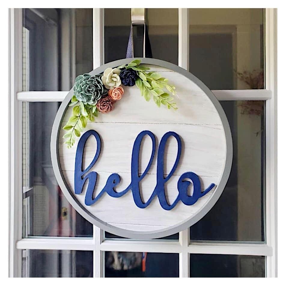 05/12/25 - Hello 3D Doorhanger - 6PM