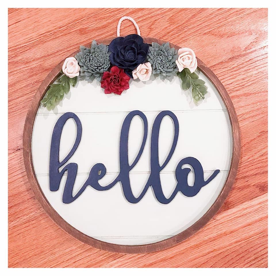 05/12/25 - Hello 3D Doorhanger - 6PM
