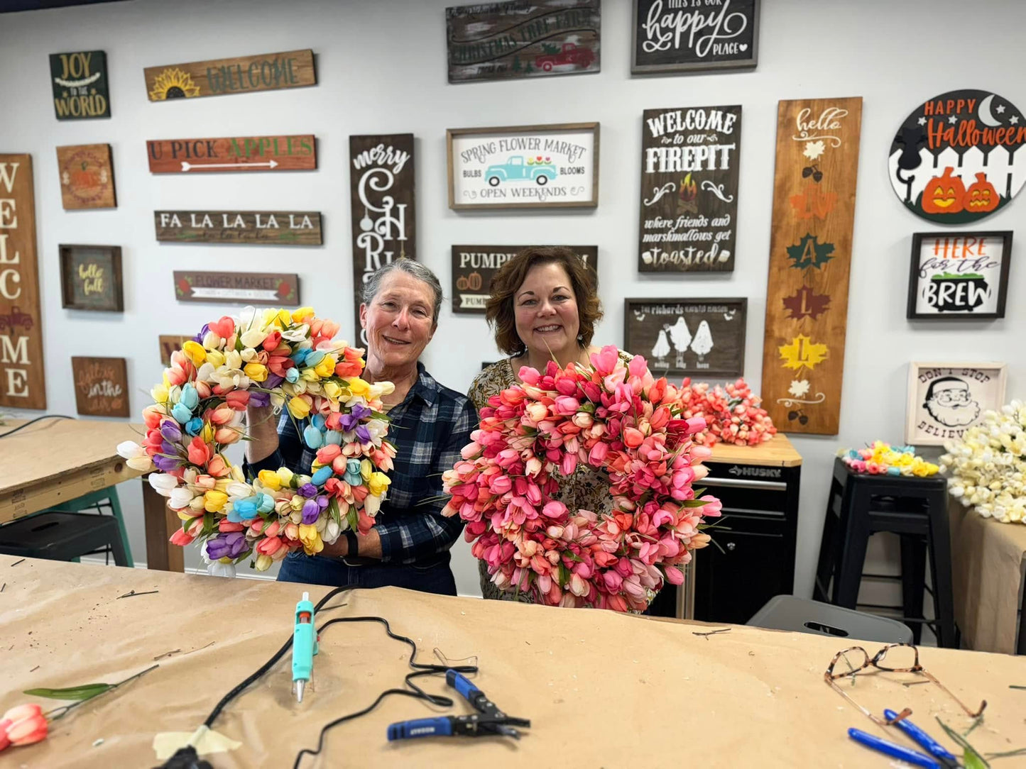 Tulip Wreaths