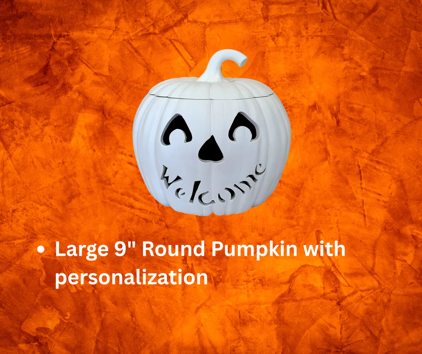 09/24/26 - CUSTOM PERSONALIZED Ceramic Pumpkins - 6PM