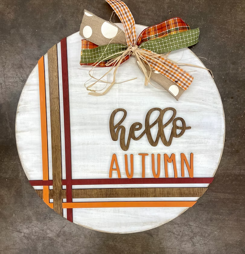09/25/25 - EXTRA LARGE 3D Fall & Halloween Door Hangers - 6:00PM