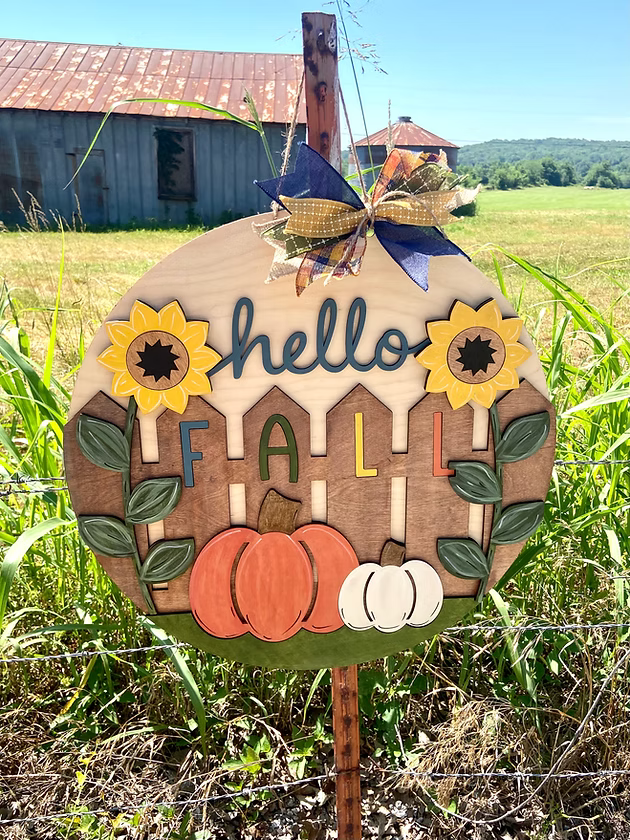 09/25/25 - EXTRA LARGE 3D Fall & Halloween Door Hangers - 6:00PM
