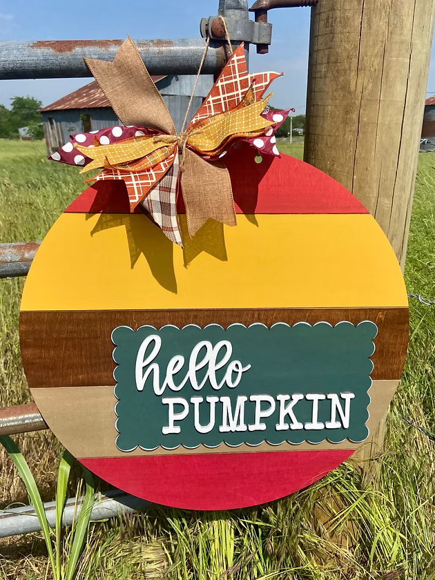 09/25/25 - EXTRA LARGE 3D Fall & Halloween Door Hangers - 6:00PM