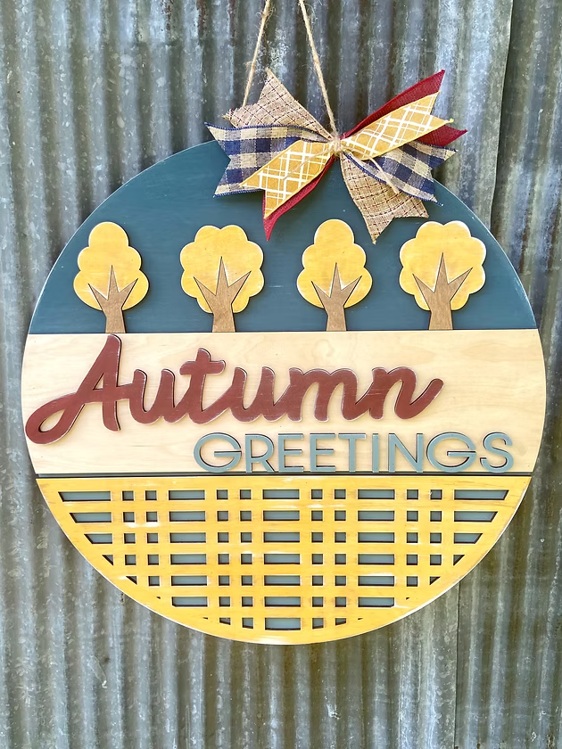 09/25/25 - EXTRA LARGE 3D Fall & Halloween Door Hangers - 6:00PM