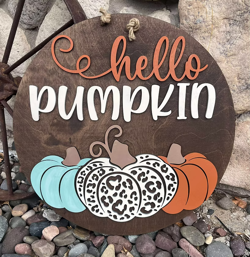 09/25/25 - EXTRA LARGE 3D Fall & Halloween Door Hangers - 6:00PM