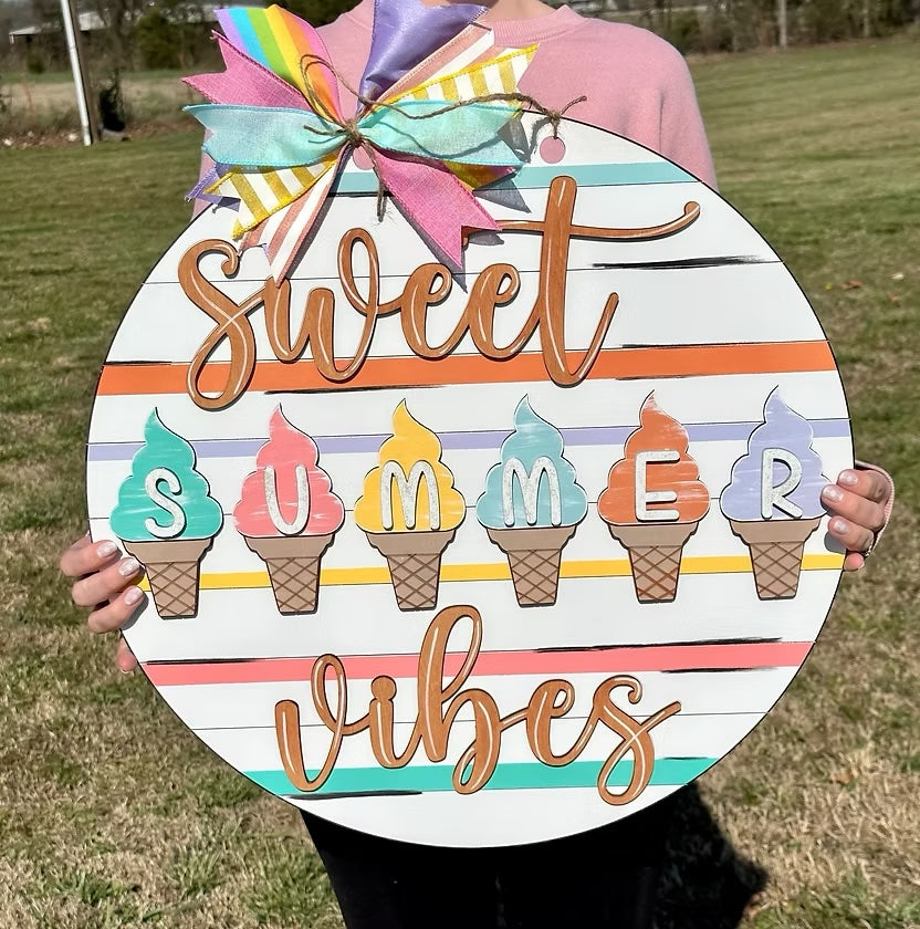 07/02/25 - EXTRA LARGE 3D SUMMER DoorHangers - 6PM
