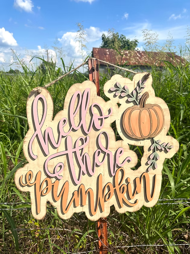 09/25/25 - EXTRA LARGE 3D Fall & Halloween Door Hangers - 6:00PM