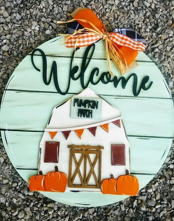 09/25/25 - EXTRA LARGE 3D Fall & Halloween Door Hangers - 6:00PM