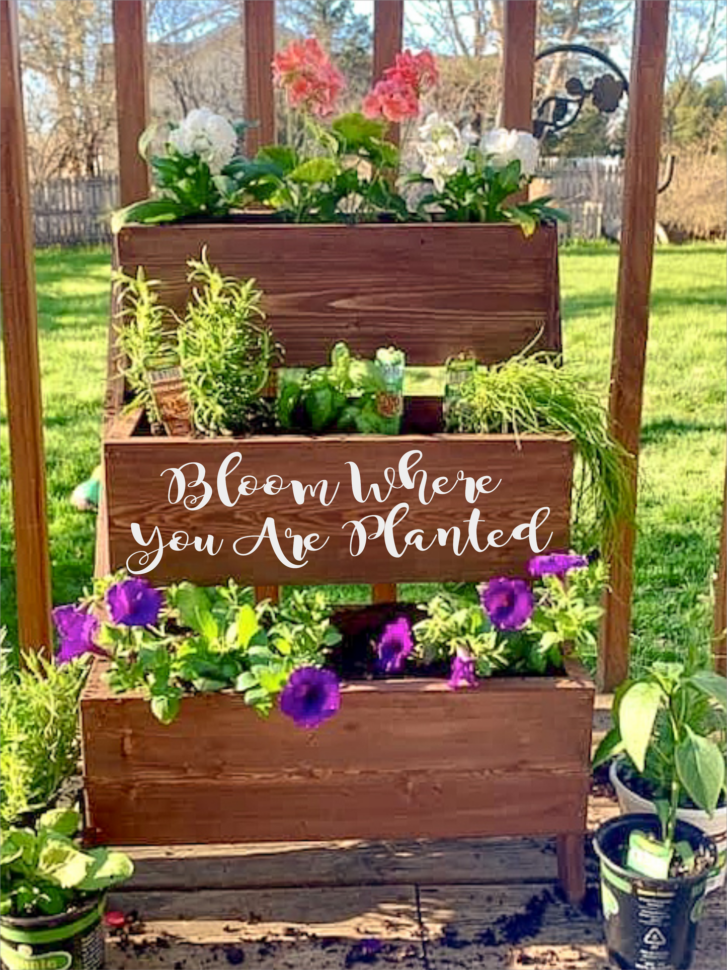 Three Tiered Planters