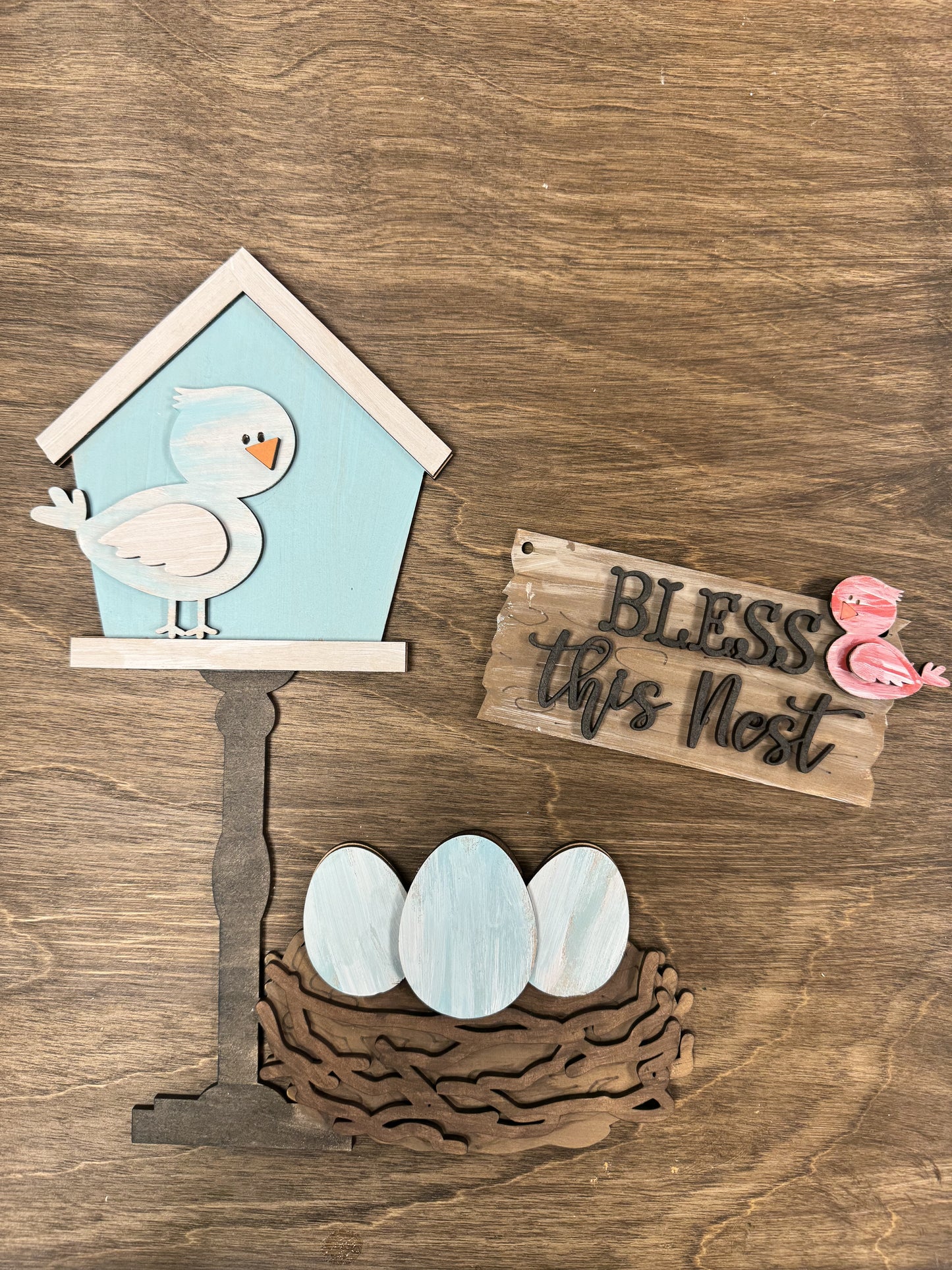 Bless This Nest Fence Interchangeable KIT