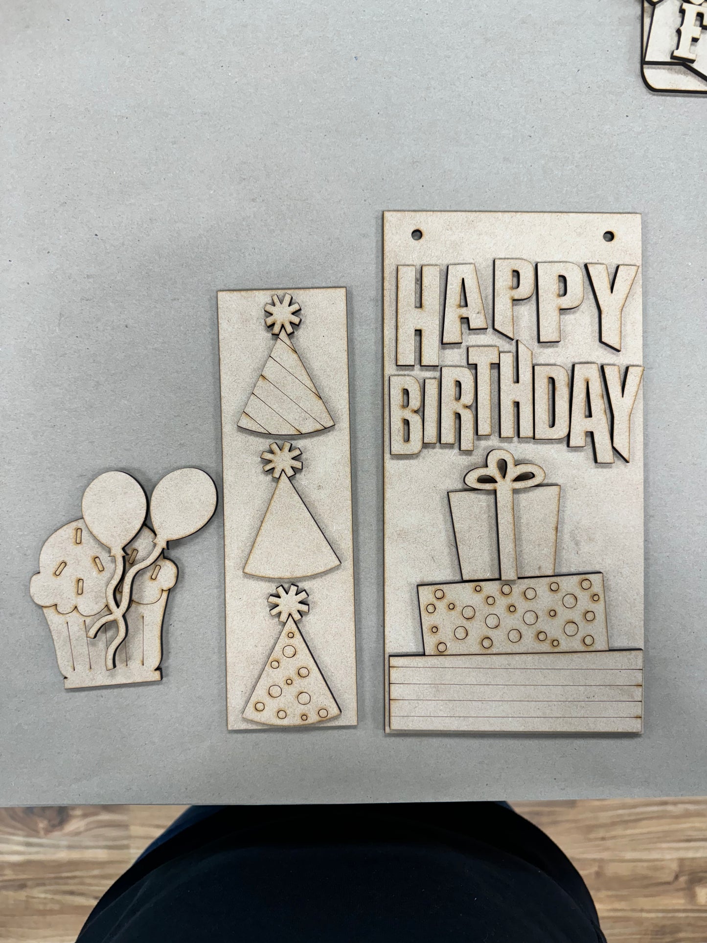 Birthday Bash Sign Post Interchangeable KIT