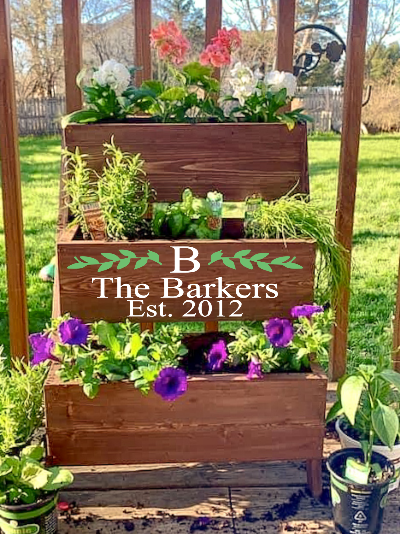 Three Tiered Planters