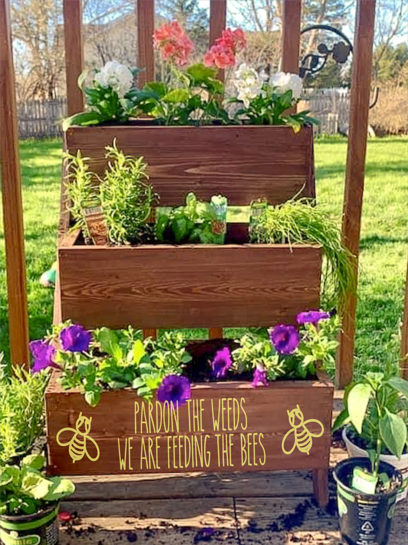 Three Tiered Planters