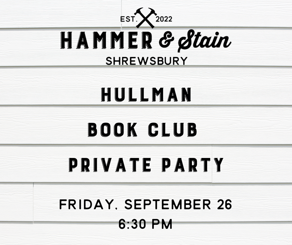 09/26/25 - Hullman Book Club Private Party - 6:30 PM