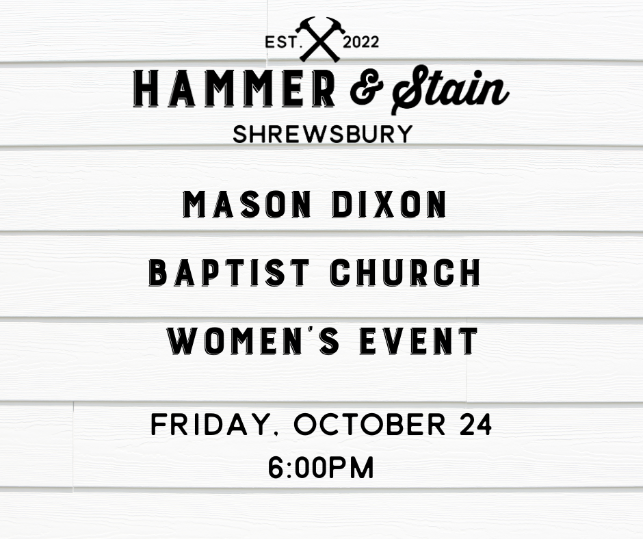 10/24/25 - Mason Dixon Baptist Private Party - 6PM