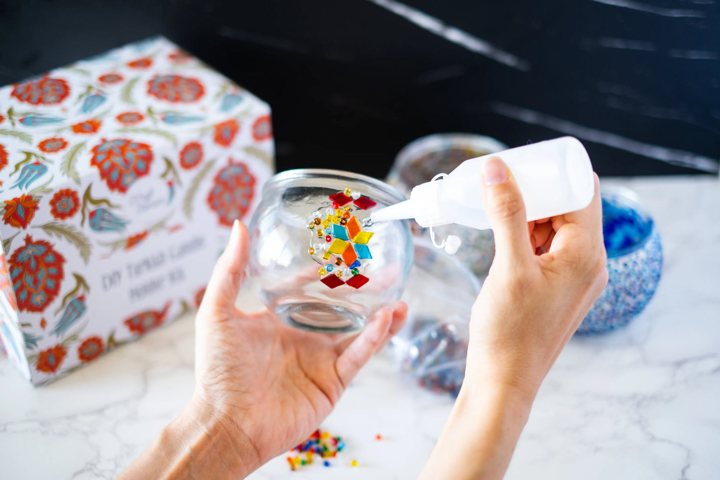 Mosaic Candle Holders
