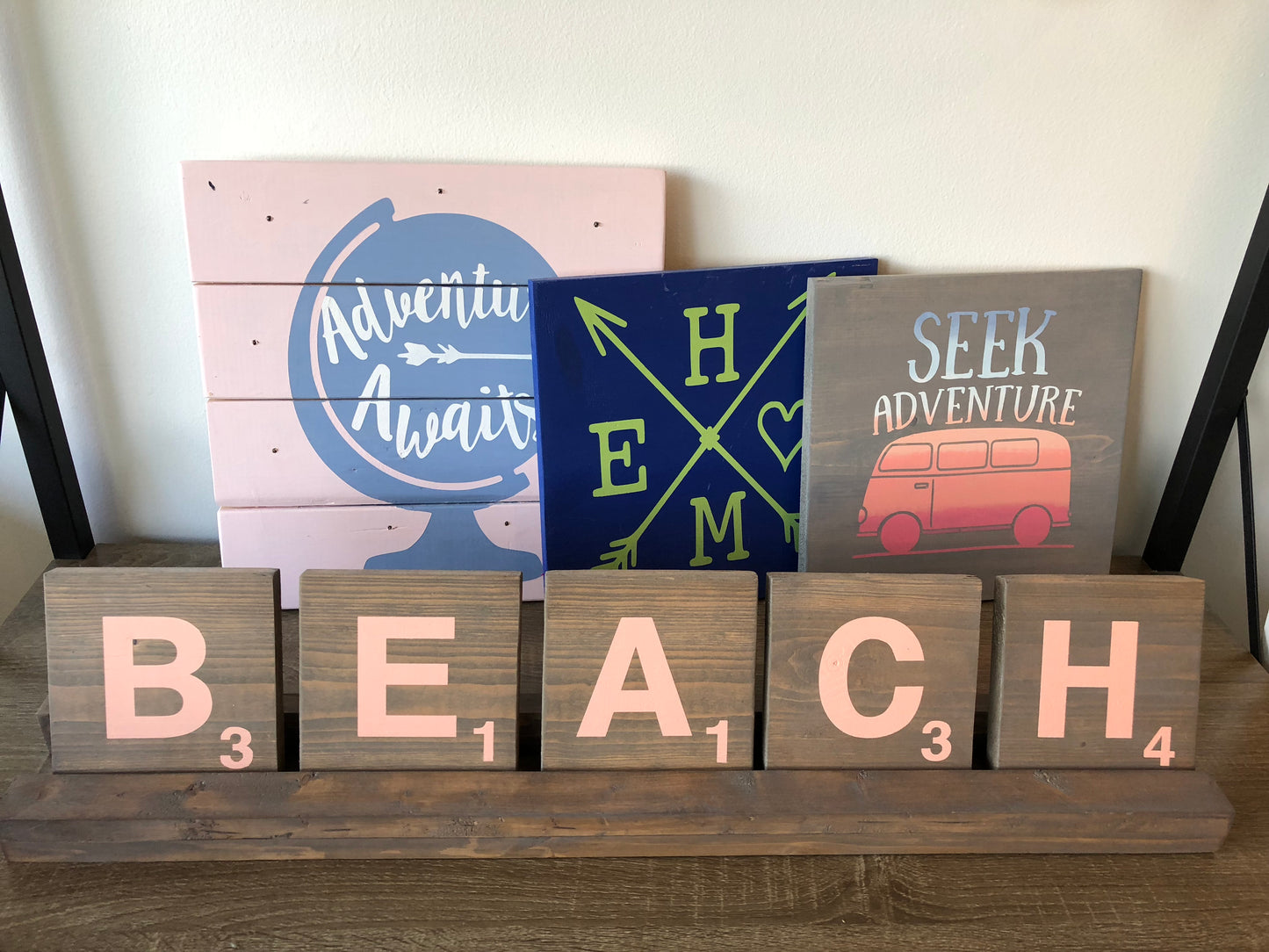 Scrabble Tiles with Stand - Hammer @ Home Kit