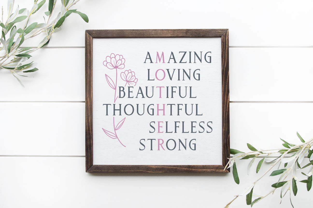 Mother's Day Wood Signs