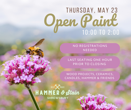 05/23/24 - Open Paint - 10AM to 2PM