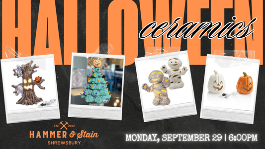 09/29/25 - Halloween Ceramics - 6PM