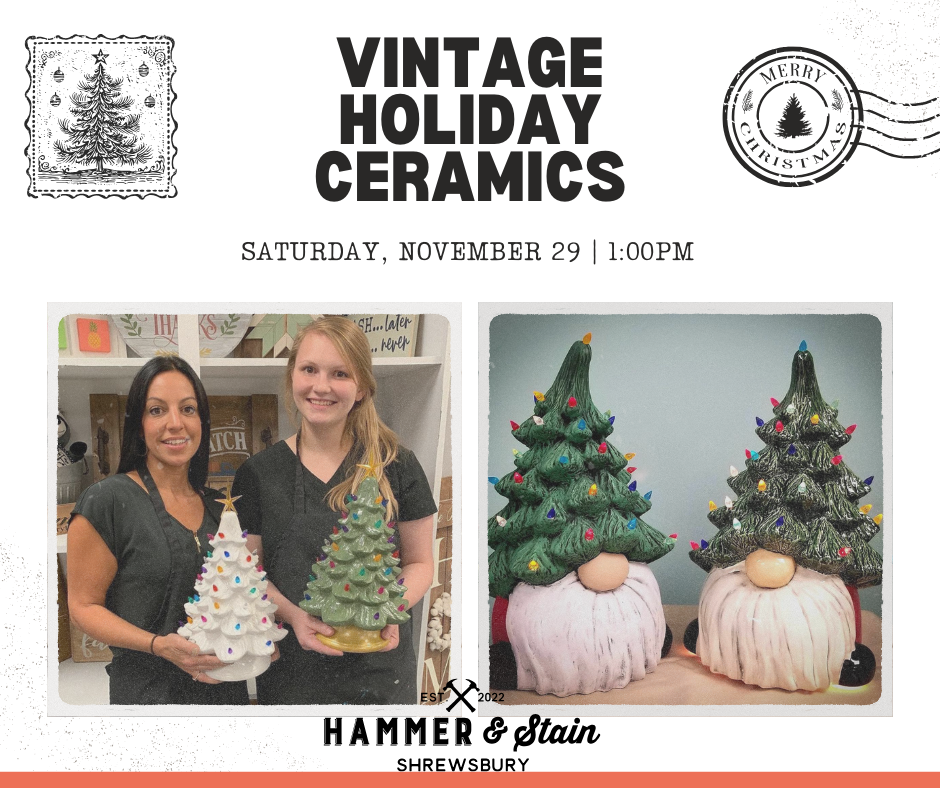 11/29/25 - Holiday Ceramics - 1PM