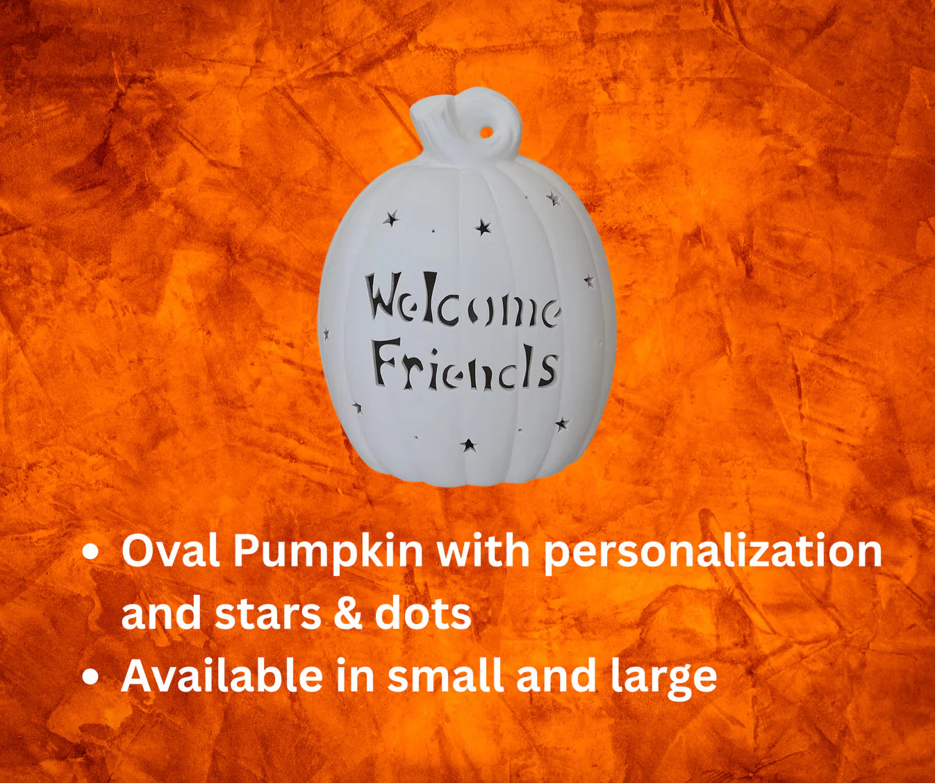 09/24/26 - CUSTOM PERSONALIZED Ceramic Pumpkins - 6PM