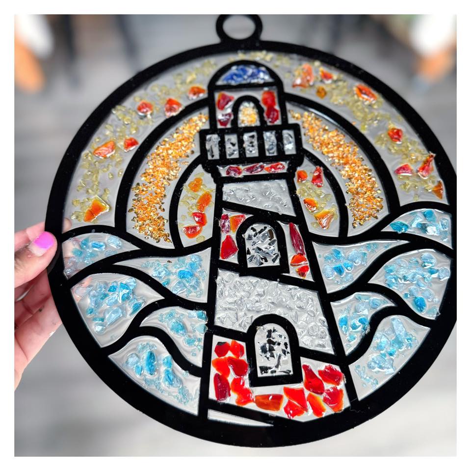 06/12/26 - Beautifully Broken: Crushed Glass Suncatchers - 6PM