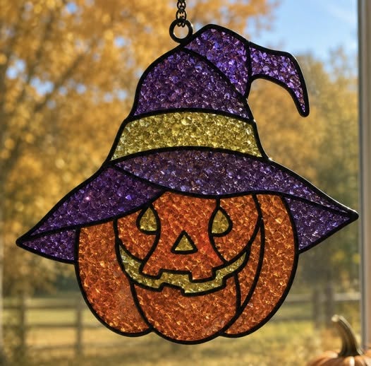 10/06/26 - 🦇 HALLOWEEN & FALL👻 Beautifully Broken | Crushed Glass Suncatchers - 6PM