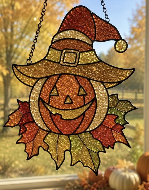 10/06/26 - 🦇 HALLOWEEN & FALL👻 Beautifully Broken | Crushed Glass Suncatchers - 6PM