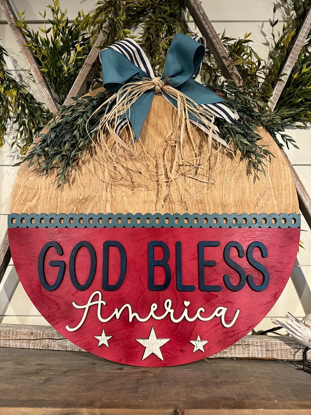 06/25/26 - Patriotic & Proud | Extra Large Patriotic Door Hangers - 6PM