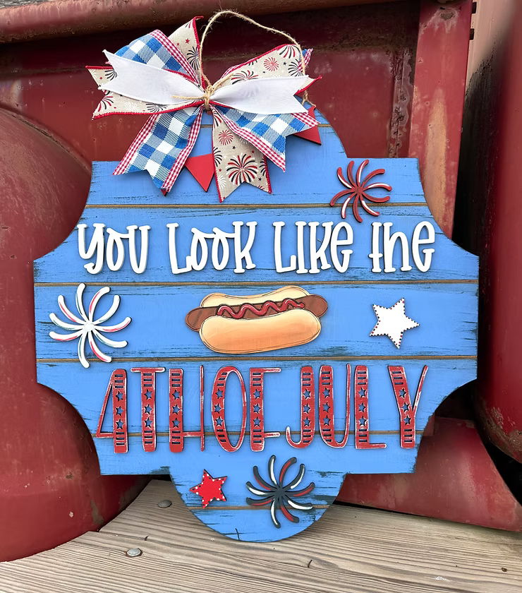 06/25/26 - Patriotic & Proud | Extra Large Patriotic Door Hangers - 6PM