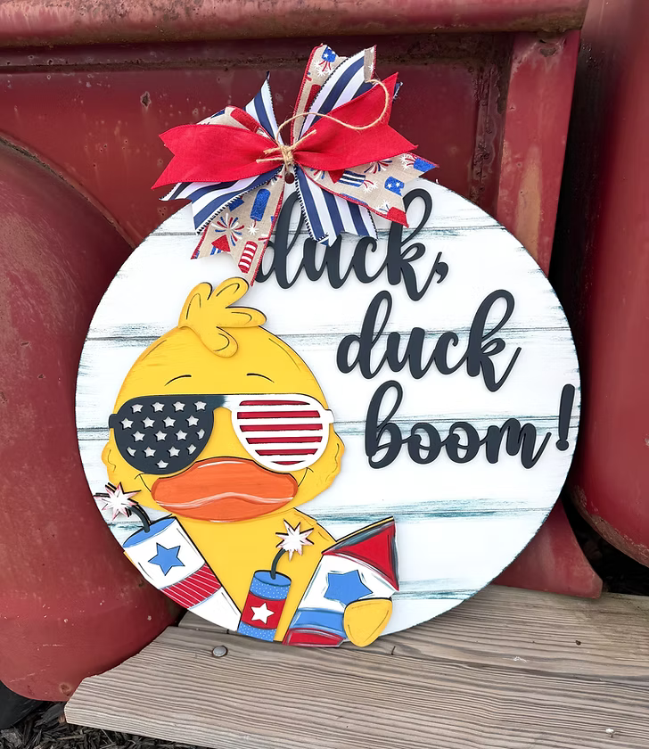 06/25/26 - Patriotic & Proud | Extra Large Patriotic Door Hangers - 6PM