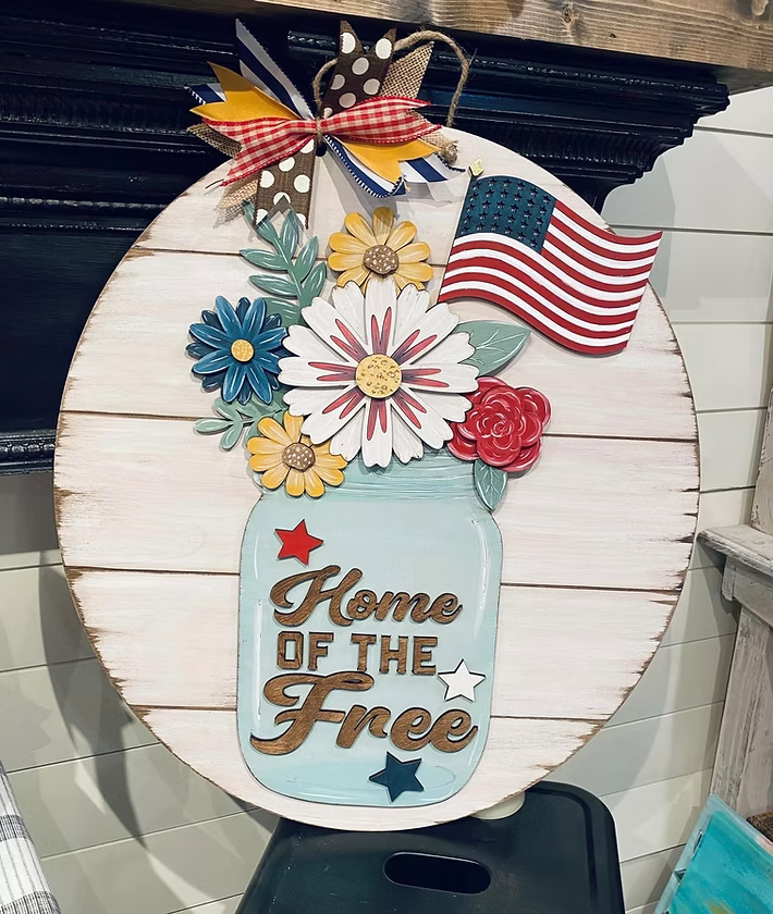 06/25/26 - Patriotic & Proud | Extra Large Patriotic Door Hangers - 6PM