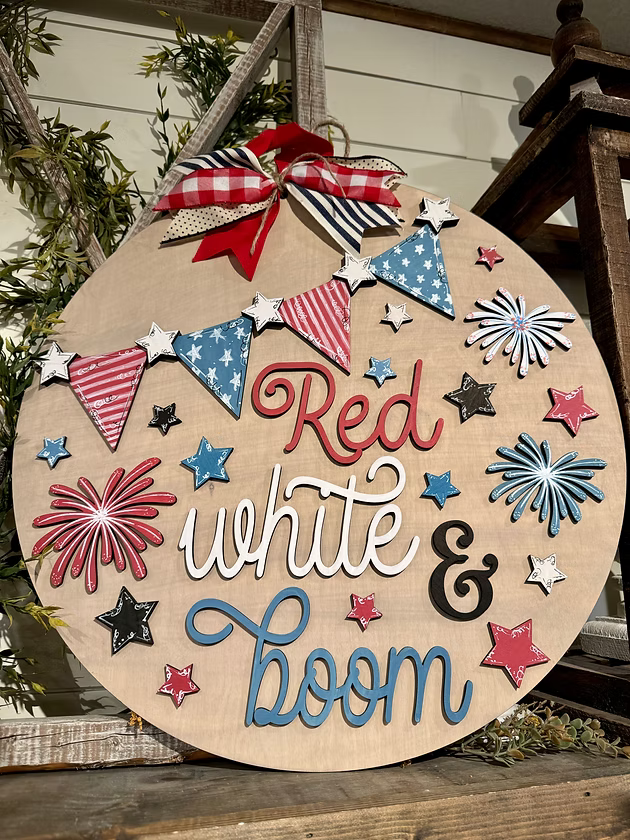 06/25/26 - Patriotic & Proud | Extra Large Patriotic Door Hangers - 6PM