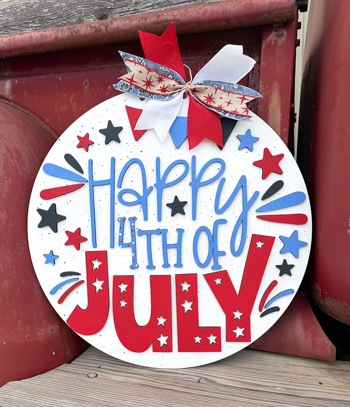 06/25/26 - Patriotic & Proud | Extra Large Patriotic Door Hangers - 6PM