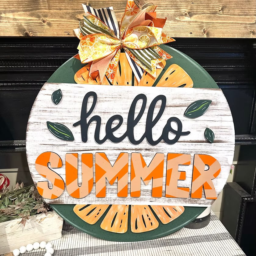 07/02/25 - EXTRA LARGE 3D SUMMER DoorHangers - 6PM
