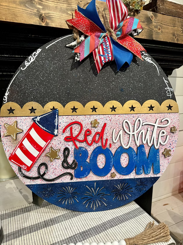 06/25/26 - Patriotic & Proud | Extra Large Patriotic Door Hangers - 6PM