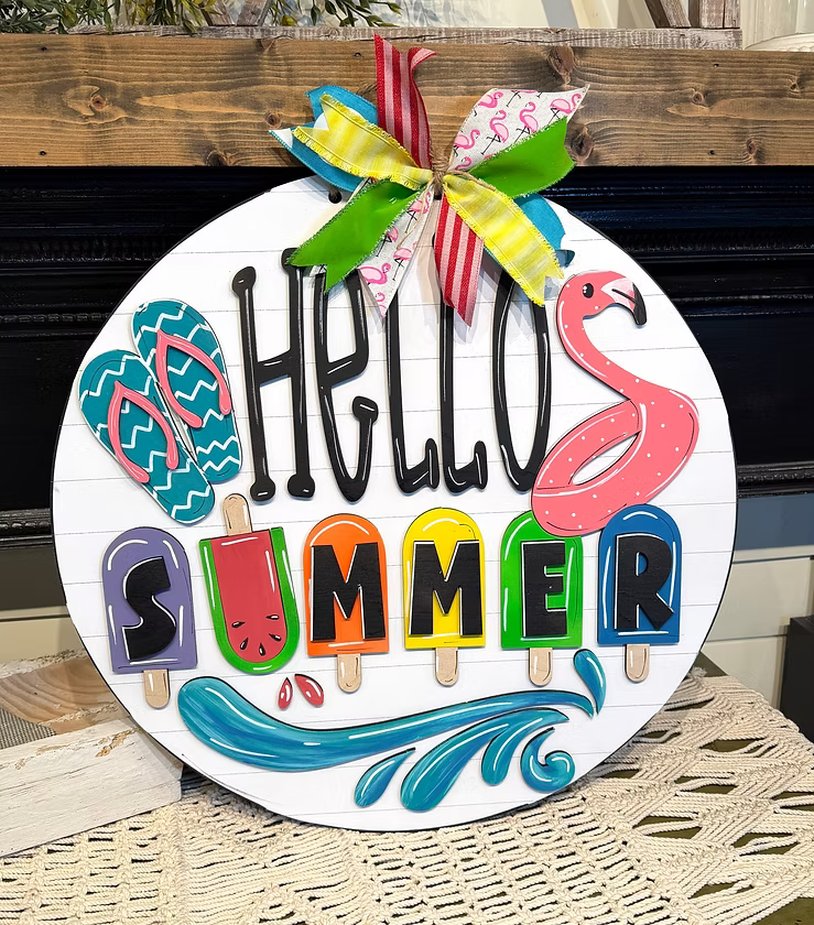 Bigger & Brighter | Extra Large Summer Door Hangers