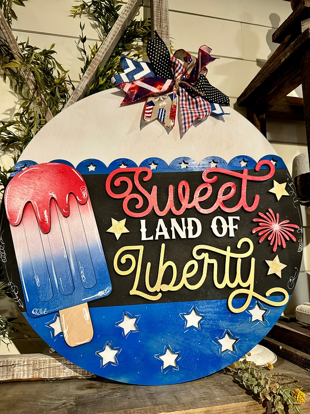 06/25/26 - Patriotic & Proud | Extra Large Patriotic Door Hangers - 6PM