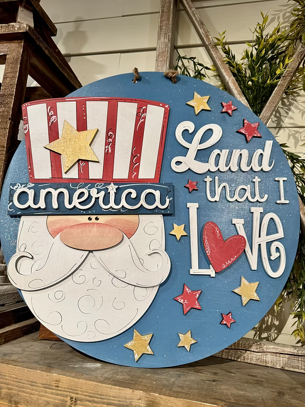 06/25/26 - Patriotic & Proud | Extra Large Patriotic Door Hangers - 6PM