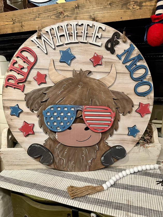 06/25/26 - Patriotic & Proud | Extra Large Patriotic Door Hangers - 6PM