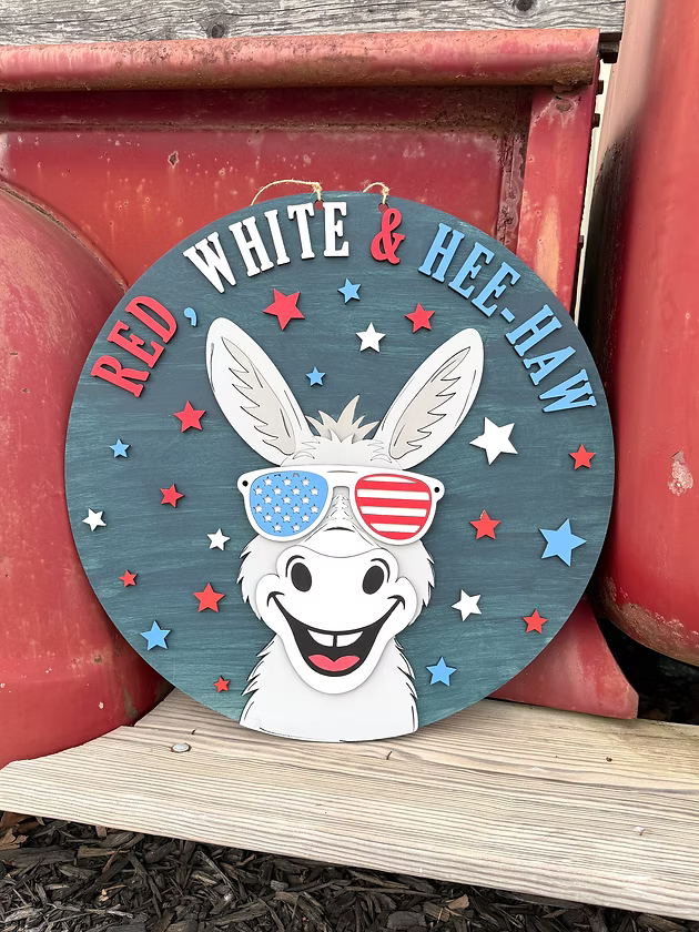 06/25/26 - Patriotic & Proud | Extra Large Patriotic Door Hangers - 6PM