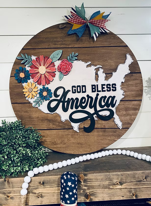 06/25/26 - Patriotic & Proud | Extra Large Patriotic Door Hangers - 6PM