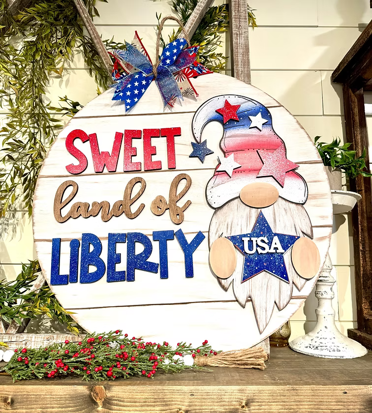 06/25/26 - Patriotic & Proud | Extra Large Patriotic Door Hangers - 6PM