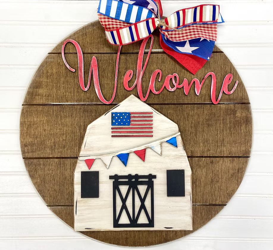 06/25/26 - Patriotic & Proud | Extra Large Patriotic Door Hangers - 6PM
