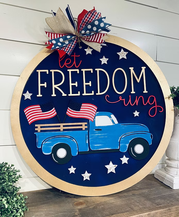 06/25/26 - Patriotic & Proud | Extra Large Patriotic Door Hangers - 6PM